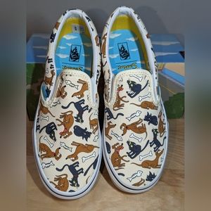 Vans Kids Classic Slip-On The Simpsons Family Pets Size 3.0 K